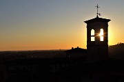 94 Il Monastero di Astino nella luce e nei colori del tramonto